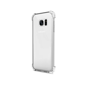 Samsung Galaxy S7 - Silent Stødsikker Silikone Cover - Gennemsigtig