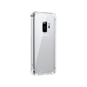 Samsung Galaxy S9+ (Plus) - Silent Stødsikker Silikone Cover - Gennemsigtig