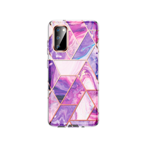 Samsung S20+(Plus) - UNIQ™ Marble Silikone Cover - LIlla