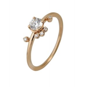 Saturn Ring Large 14K Guld - 60