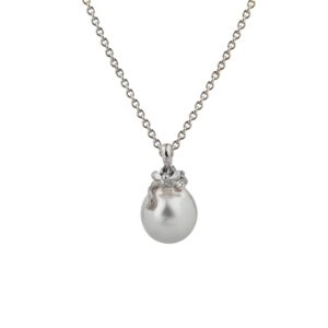 Sea Pearl Vedhæng 14K Hvidguld