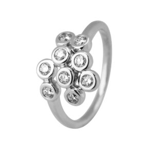 Shine Mini Ring 14K Hvidguld