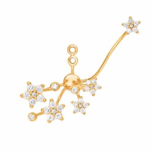 Shooting Stars Ørestik Vedhæng 18K Guld