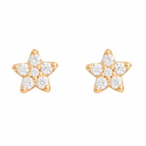 Shooting Stars Ørestikker 18K Guld