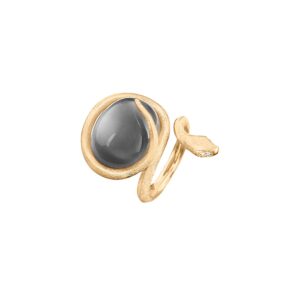 Snakes Ring 18K Guld Månesten