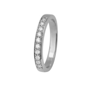 Stack Ring 14K Hvidguld 0.21ct