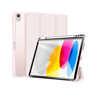 iPad 10.9" 2022 (10th gen) - Dux Ducis™ Mesh Design Trifold Cover - Lyserød