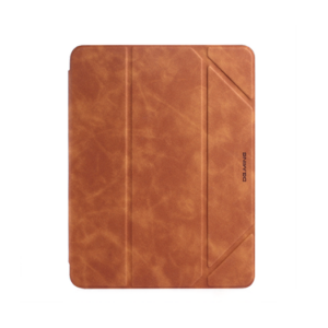 iPad 5 - 9.7" - DG.MING™ Trifold Læder Cover m. Stander - Brun