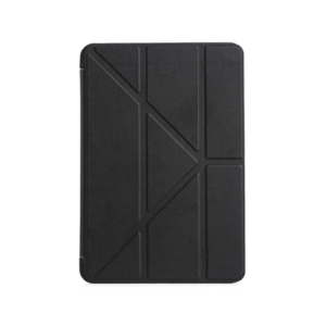 iPad 5 - 9.7" - Orgami Trifold Læder Cover M. Stander - Sort