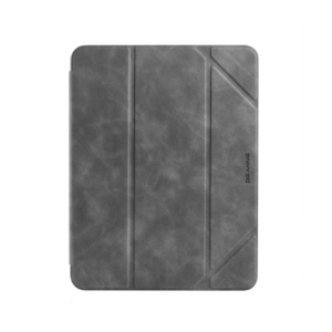 iPad 6 - 9.7" - DG.MING™ Trifold Læder Cover m. Stander - Grå