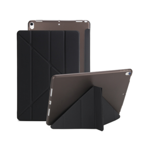 iPad Air 4/5 (2020/2022) - Orgami Trifold Læder Cover M. Stander - Sort