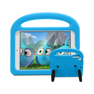 iPad Mini 1/2/3 - Stødsikkert Børnecover M. Håndtag & Stander - Blå