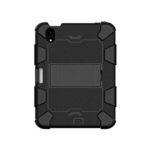 iPad Mini 6 - Deluxe™ Robust Stødsikkert TPU Cover m. Kickstand - Sort