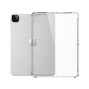 iPad Pro 12,9" (2022/2021) - Silent Stødsikker Silikone Cover - Gennemsigtig