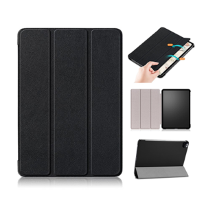 iPad Pro 13" (2024) - NX Design™ Smart Trifold Læder Cover - Sort