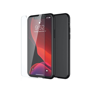 iPhone 11 - Deux™ 360° Fuld Cover M. Beskyttelsesglas - Sort