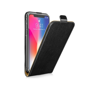 iPhone 11 Pro Max - Diary Vertikal Læder FlipCover Etui - Sort