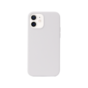 iPhone 12 - DeLX™ Pastel Silikone Cover - Hvid/Lysegrå