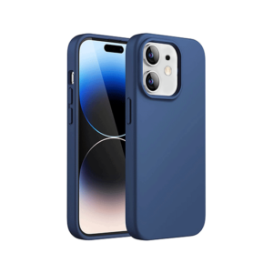 iPhone 12 - Deluxe™ Soft Touch Silikone Cover - Navy