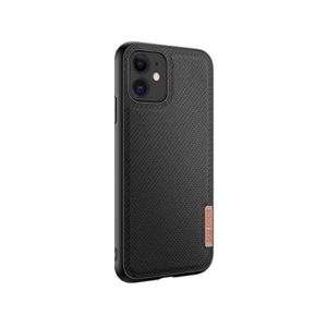 iPhone 12 Mini - DUX DUCIS® Luxe Cover - Tekstil Design - Sort