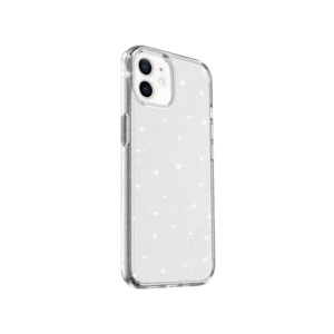 iPhone 12 Mini - DeLX™ Glitter Silikone Cover - Sølv