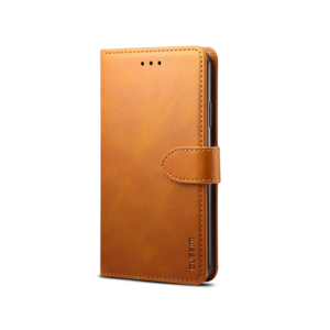 iPhone 12 Mini - GUSSIM™ Læder Cover / Etui M. Kortholder - Lysebrun