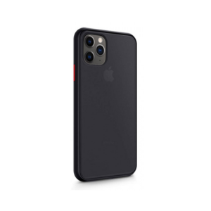 iPhone 12 Pro - DELUXE™ Simple Silikone Cover - Sort/Gennemsigtig