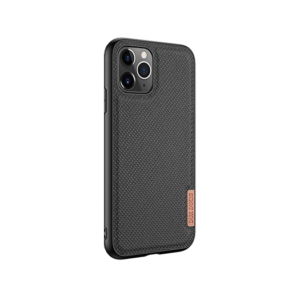 iPhone 12 Pro - DUX DUCIS® Luxe Cover - Tekstil Design - Sort
