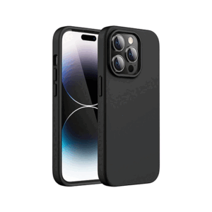 iPhone 12 Pro - Deluxe™ Soft Touch Silikone Cover - Sort