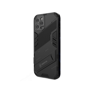 iPhone 12 Pro - Eagle™ PRZ Stødsikkert Cover M. Kickstand - Sort