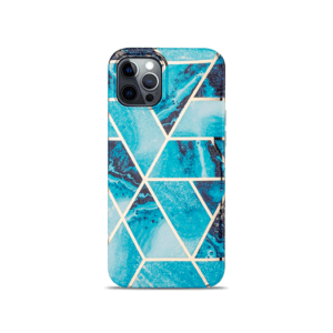 iPhone 12 Pro Max - DELUXE™ Marble Silikone Cover - Ocean