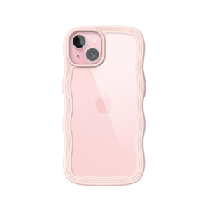 iPhone 13 - DeLX™ Wave Frame Silikone Cover - Pink