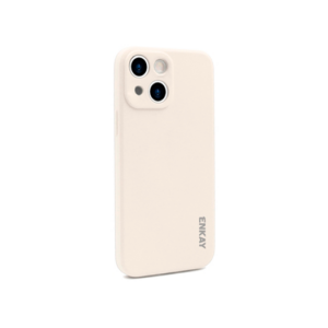 iPhone 13 Mini - ENKAY™ Smooth Silikone Cover - Beige