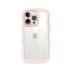 iPhone 13 Pro - DeLX™ Wave Frame Silikone Cover - Pink