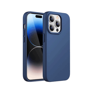 iPhone 13 Pro Max - Deluxe™ Soft Touch Silikone Cover - Blå