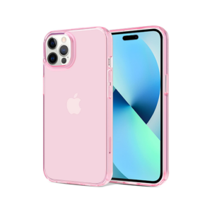 iPhone 14 Pro Max - Ballet™ Crystal Silikone Bagside Cover - Pink
