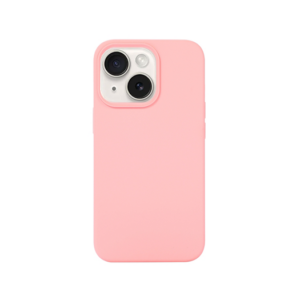 iPhone 15 - DeLX™ Pastel Silikone Cover - Blush Pink