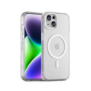 iPhone 15 - DeLX™ Translucent MagSafe Silikone Cover - Hvid