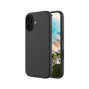 iPhone 16 - Deluxe™ Soft Touch Silikone Cover - Sort