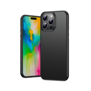 iPhone 16 Pro Max - DeLX™ Full Carbon Stødsikkert Cover M. MagSafe - Sort