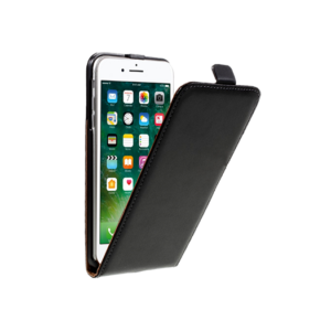 iPhone 6/6s Plus - Diary Vertikal Læder FlipCover - Sort