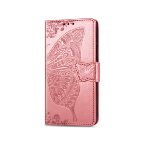 iPhone 7/8/SE(2020/2022) - BUTTERFLY™ Læder Etui / Taske M. Pung - Rose