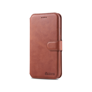 iPhone XR - AZNS™ Diary Læder Etui / Taske M. Pung - Brun