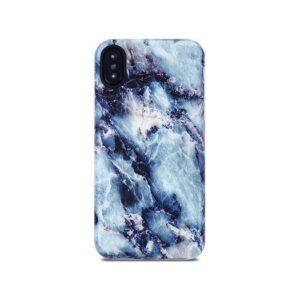 iPhone XS Max - SPARKLE Ocean Marble Cover - Blå