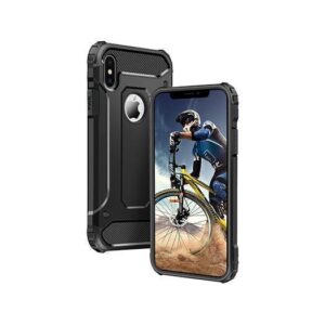 iPhone X/Xs - ARMOR-HV™ Stødsikkert Håndværker Cover - Sort