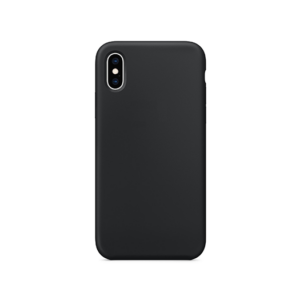 iPhone X/Xs - Deluxe™ Soft Touch Silikone Cover - Sort