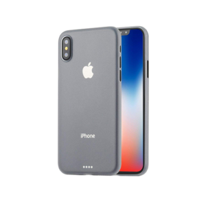 iPhone X/Xs - Ultratynd Matte Series Cover V.2.0 - Hvid/Klar