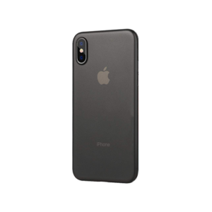 iPhone X/Xs - Valkyrie Ultra-Tynd Cover - Sort/Gennemsigtig