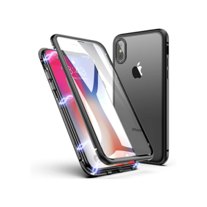 iPhone Xs Max - MagGuard™ 360 Magnetisk Cover M. Hærdet glas