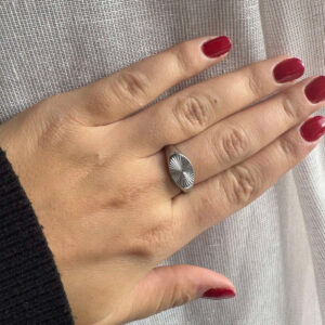 ANNEBRAUNER Oval Sun Ring - 55